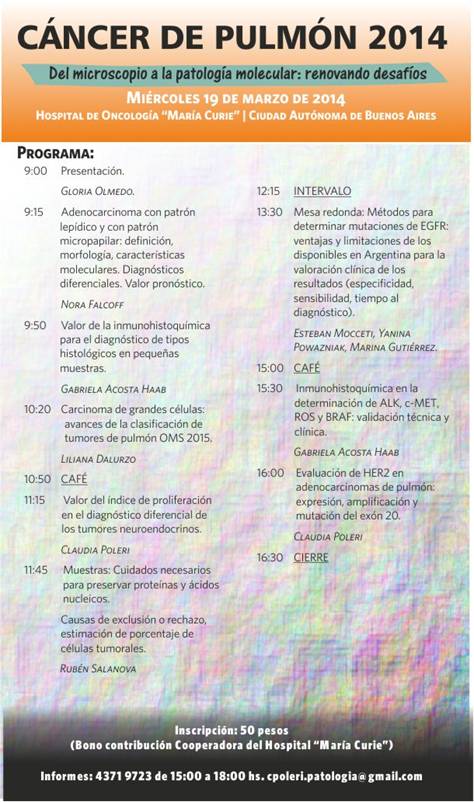 cancer de pulmon 2014