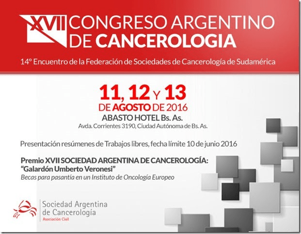 CONGRESO ARGENTINO DE CANCEROLOGIA